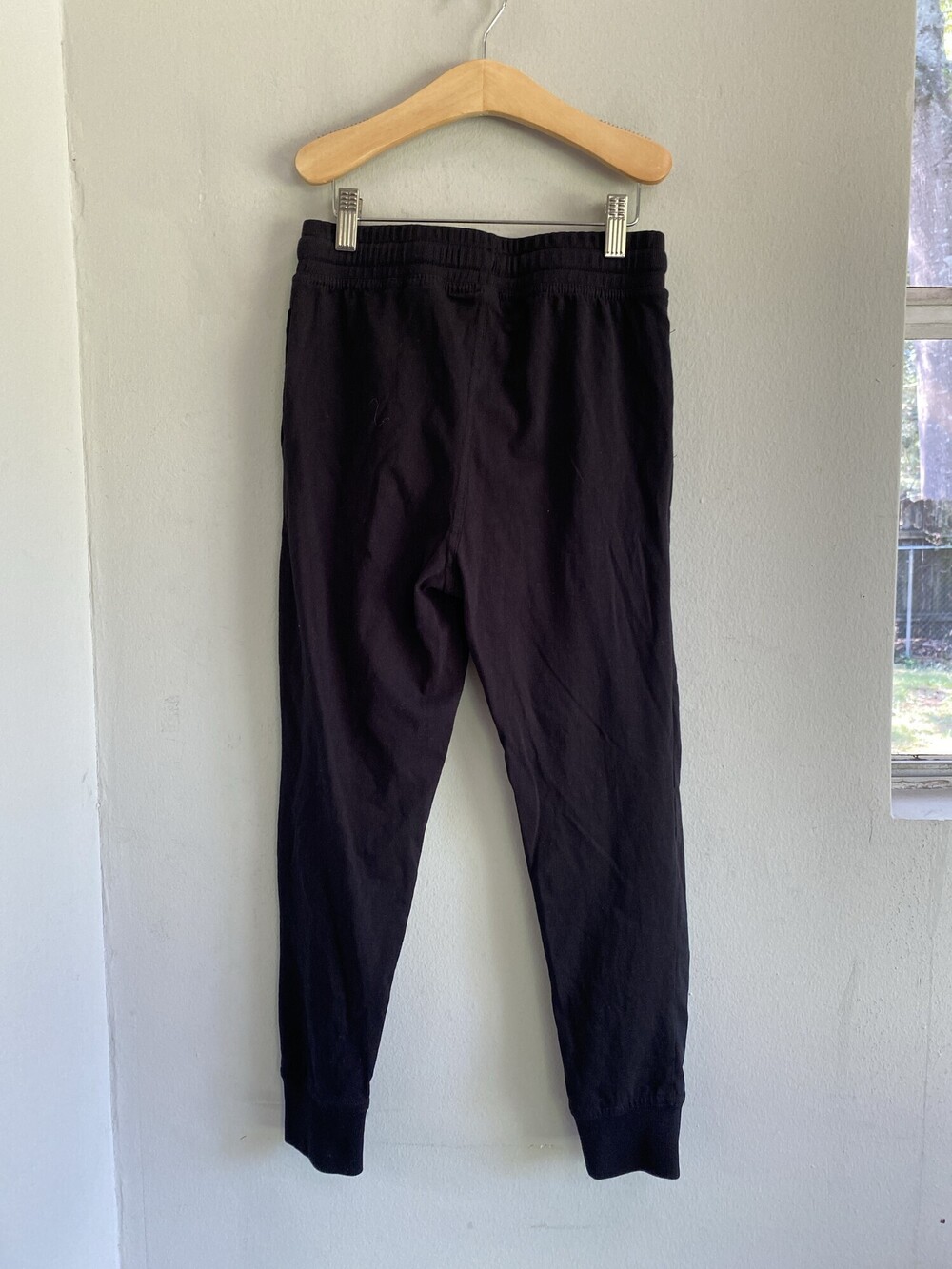 H&M Black Cotton Jogger Pants Boys Size 12
